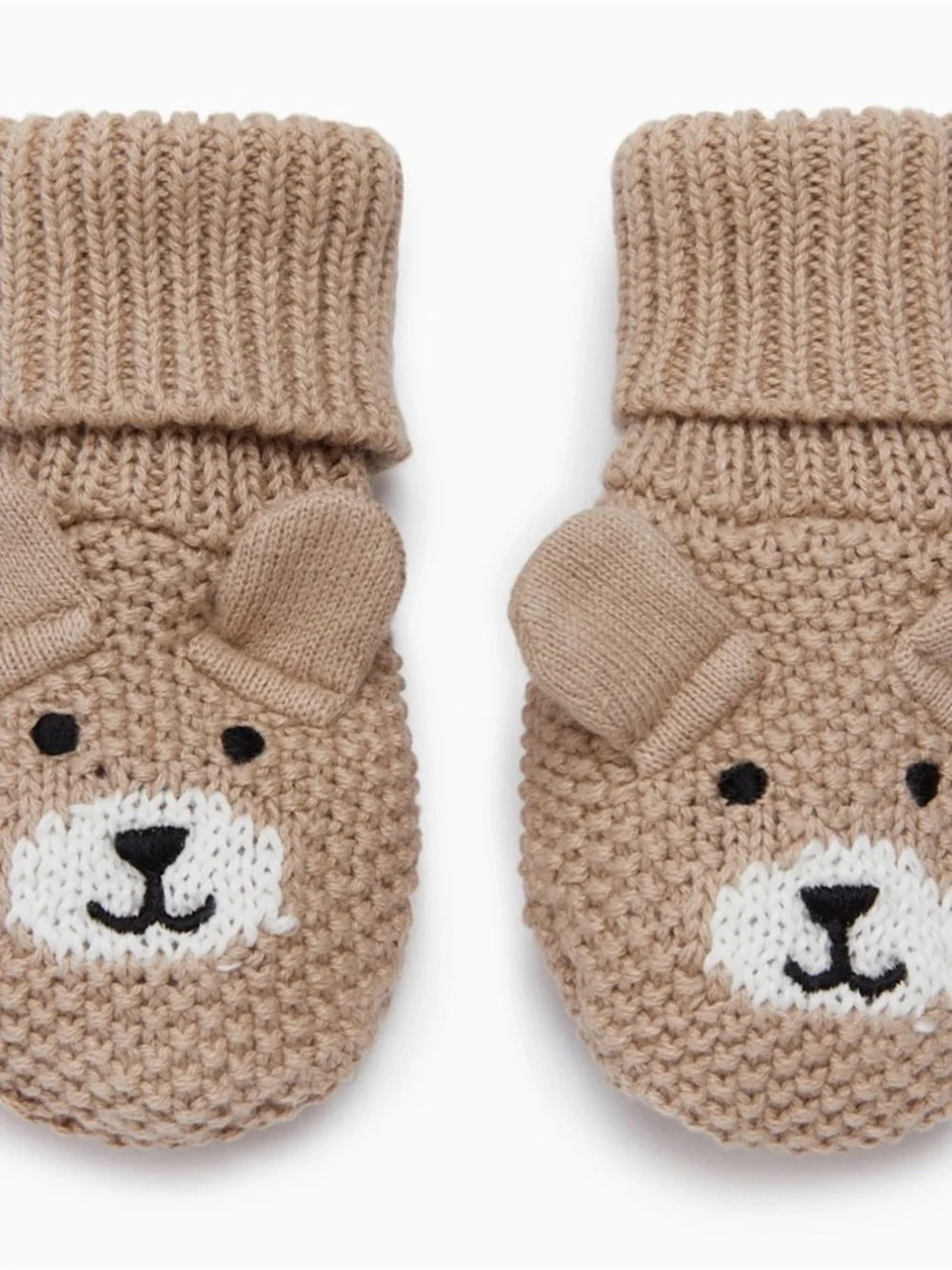 Tiny Kind loomsake 4-Piece Knit Baby Set in Linen 6-9M